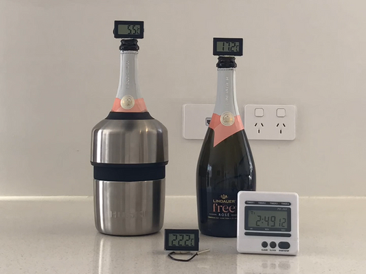 Huski Champagne Cooler Performance Test